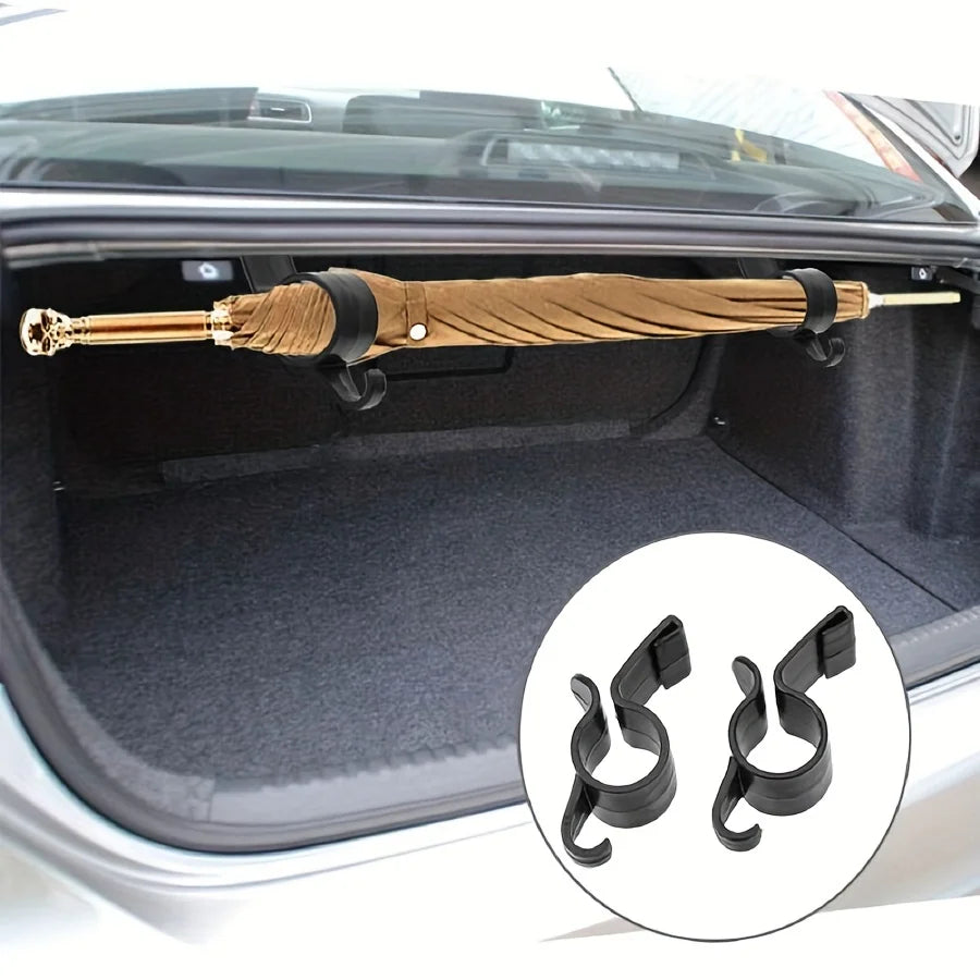 Car Trunk Organizer Hook 2pcs Black