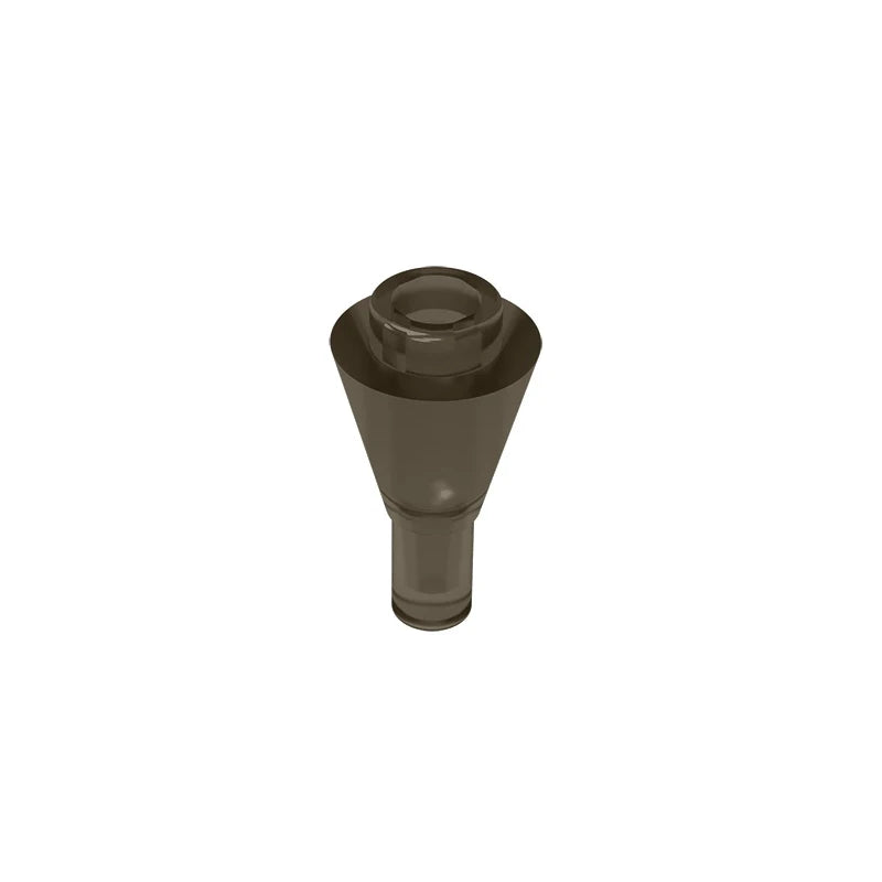 Gobricks GDS-1138 Cone 1 x 1 Inverted with Bar | Building Block for DIY Creations detail view