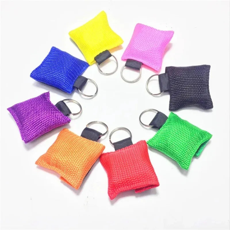 Compact CPR Face Shield Keychain | Portable First Aid Rescue Tool alternate view