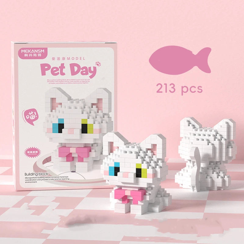 18 in 1 Pet Animal Building Blocks Set | Kids Educational Toy additional angle