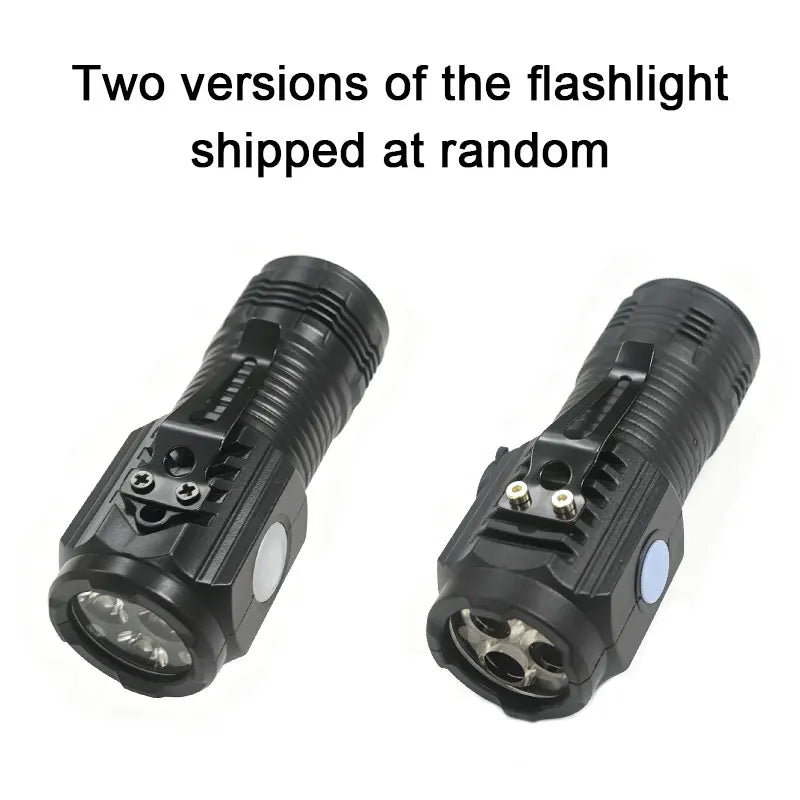 Portable Mini LED Flashlight | 3LED USB Rechargeable with Pen Clip alternate view