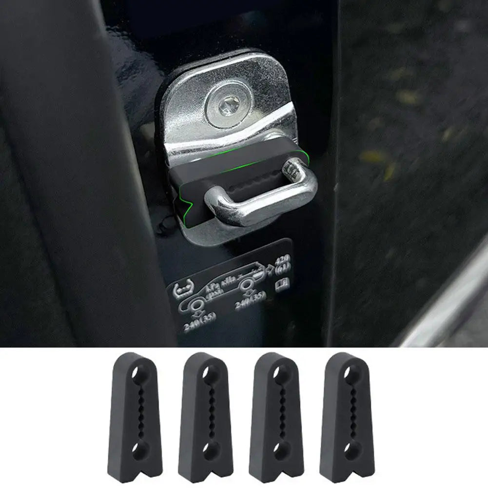 4pcs Silicone Car Door Latch Protector Covers