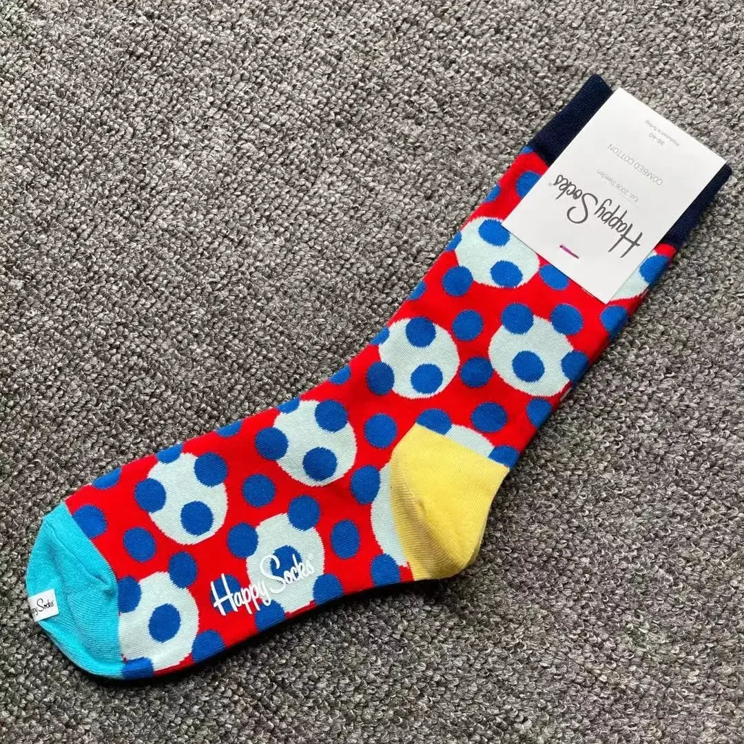 Multicoloured Socks Women Men Sports Socks Funky Dress Socks Casual Cotton additional angle