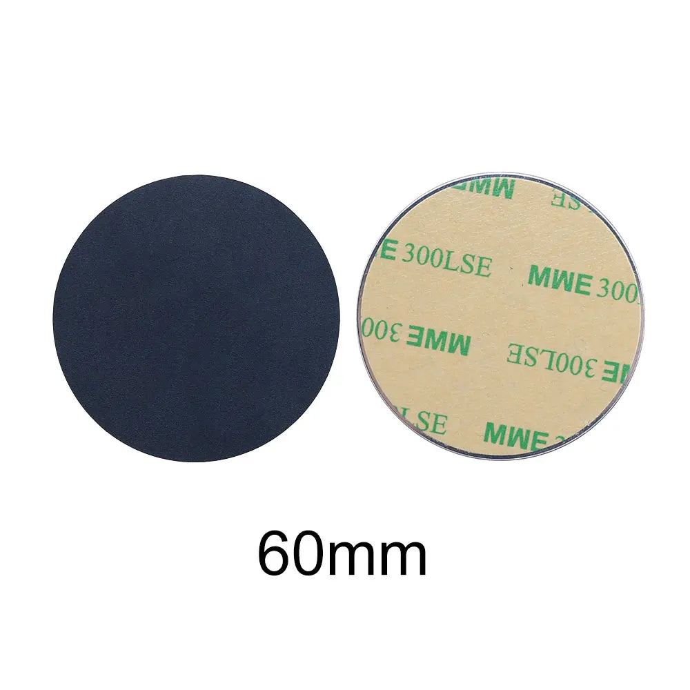 Black Magnetic Iron Metal Plate For Car Phone Holder 10 Pcs detail view