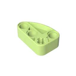 Gobricks GDS-2016 Technical Beam 2 x 3 L-Shape with Quarter Ellipse Thick | Building alternate view