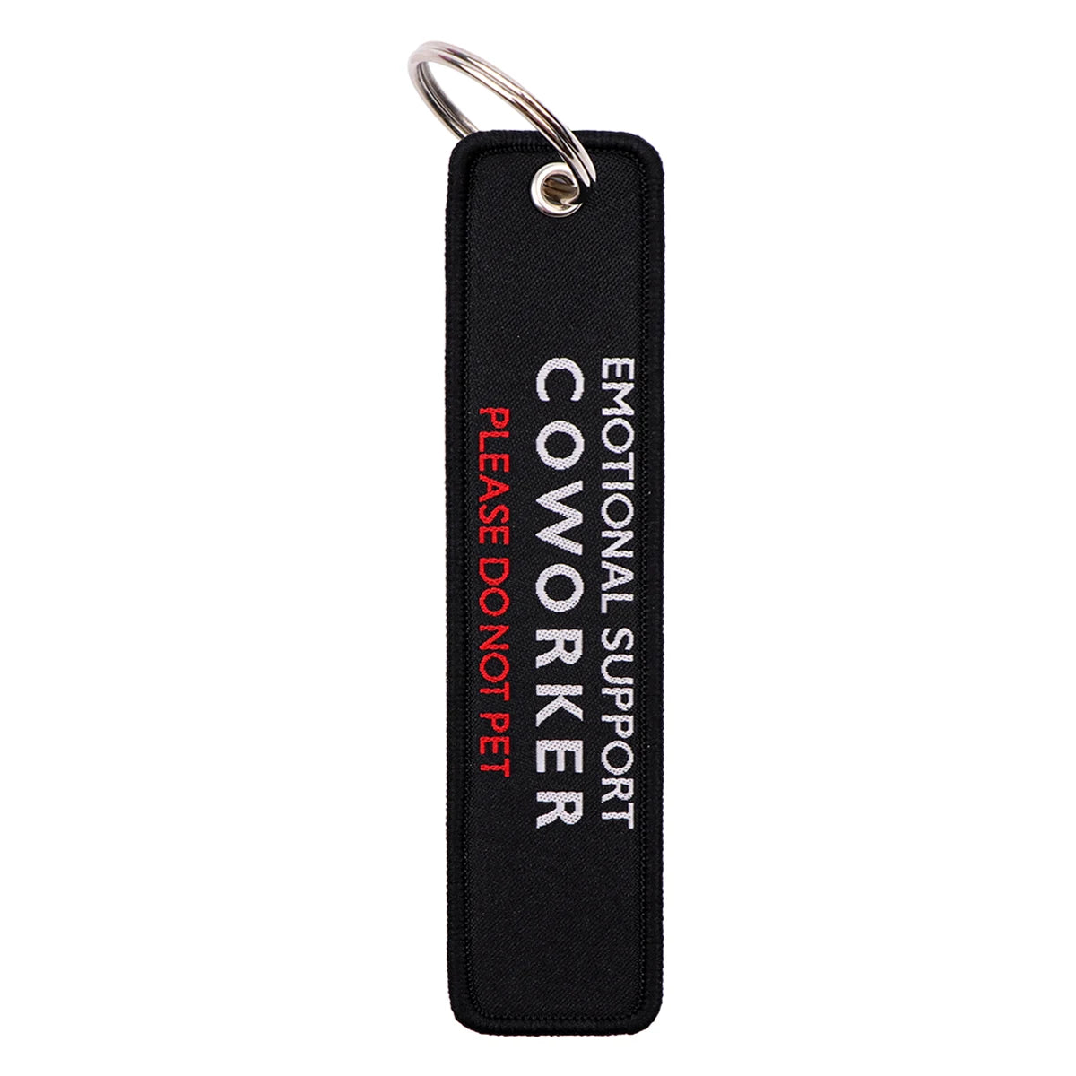 Embroidered Quote Key Fob | Personalized Gift Keyring lifestyle view