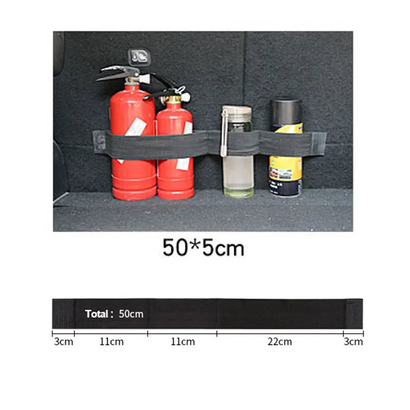 Car Trunk Organizer Elastic Fixing Tape Fire Extinguisher Water Tank Miscellaneous St alternate view