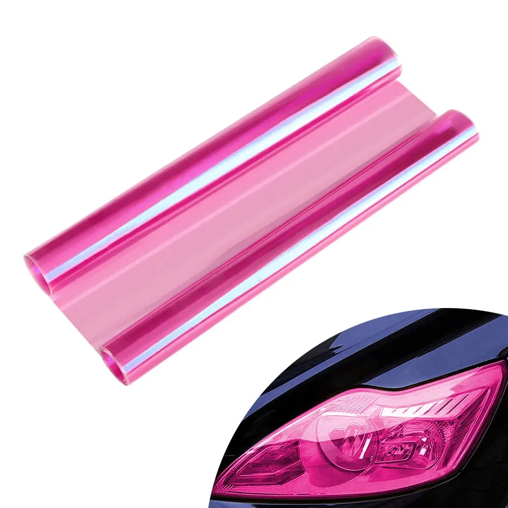 30x60cm Car Headlight Taillight Films Colorful Auto Vinyl Waterproof Protective Sticke close-up view