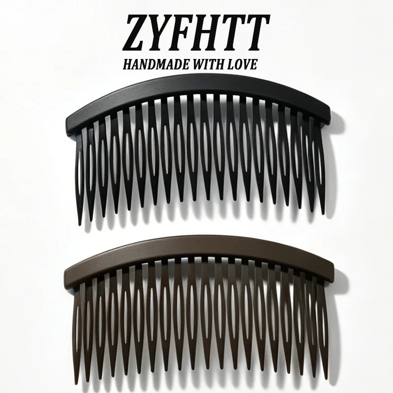 1/3pcs ZYFHTT Solid Color Acrylic Hair Clips for Women Versatile Elegant Hair Stick F alternate view