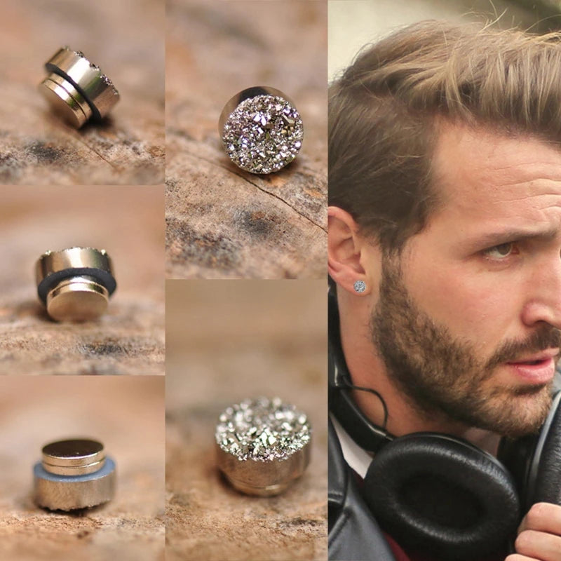 Magnetology Lymphvity Germanium Earrings | Non Piercing Magnetic Acupressure Ear Stud alternate view