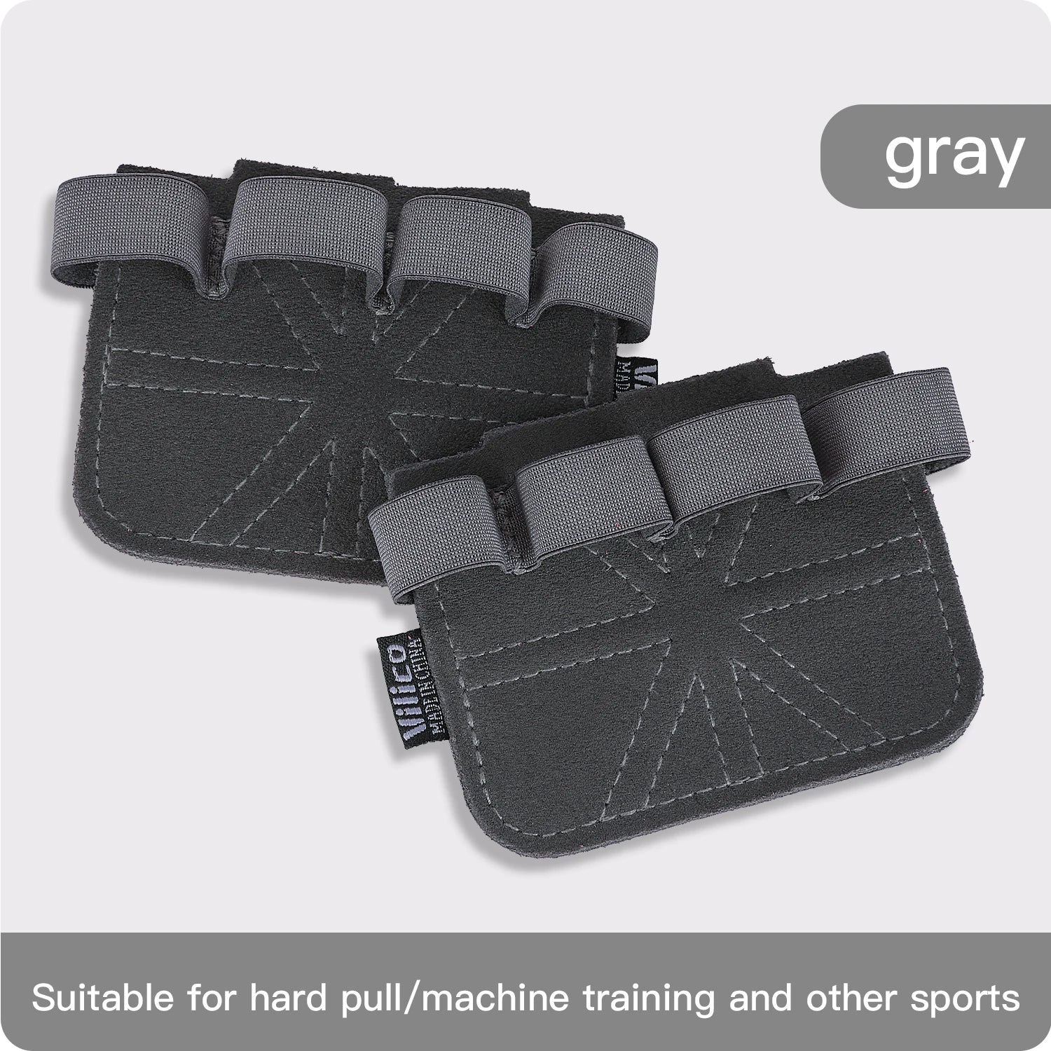 Powerlifting Gym Gloves | Breathable Weightlifting Gloves with Leather Palm Guard f additional angle