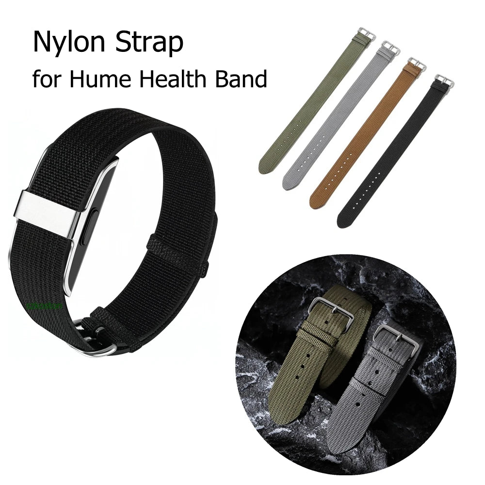 For Hume Strap Adjustable Replacement Nylon Wristband Breathable Sport Wrist Band for Hume Fitness T