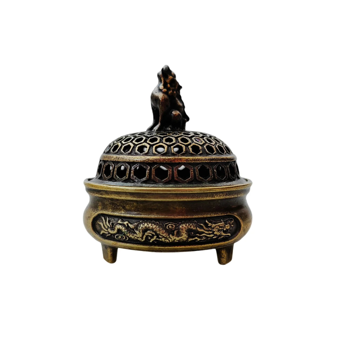 Metal Incense Burner Ornaments | Zen Sandalwood Tower Incense Holder for Home detail view