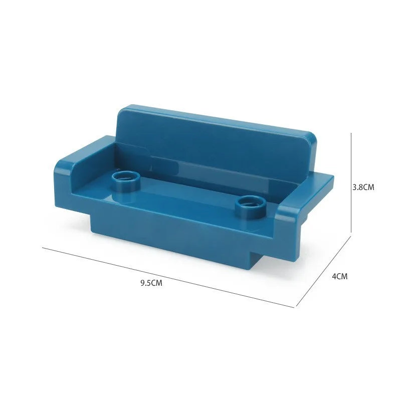 Play House Building Blocks Set | Compatible Furniture Accessories for Kids additional angle