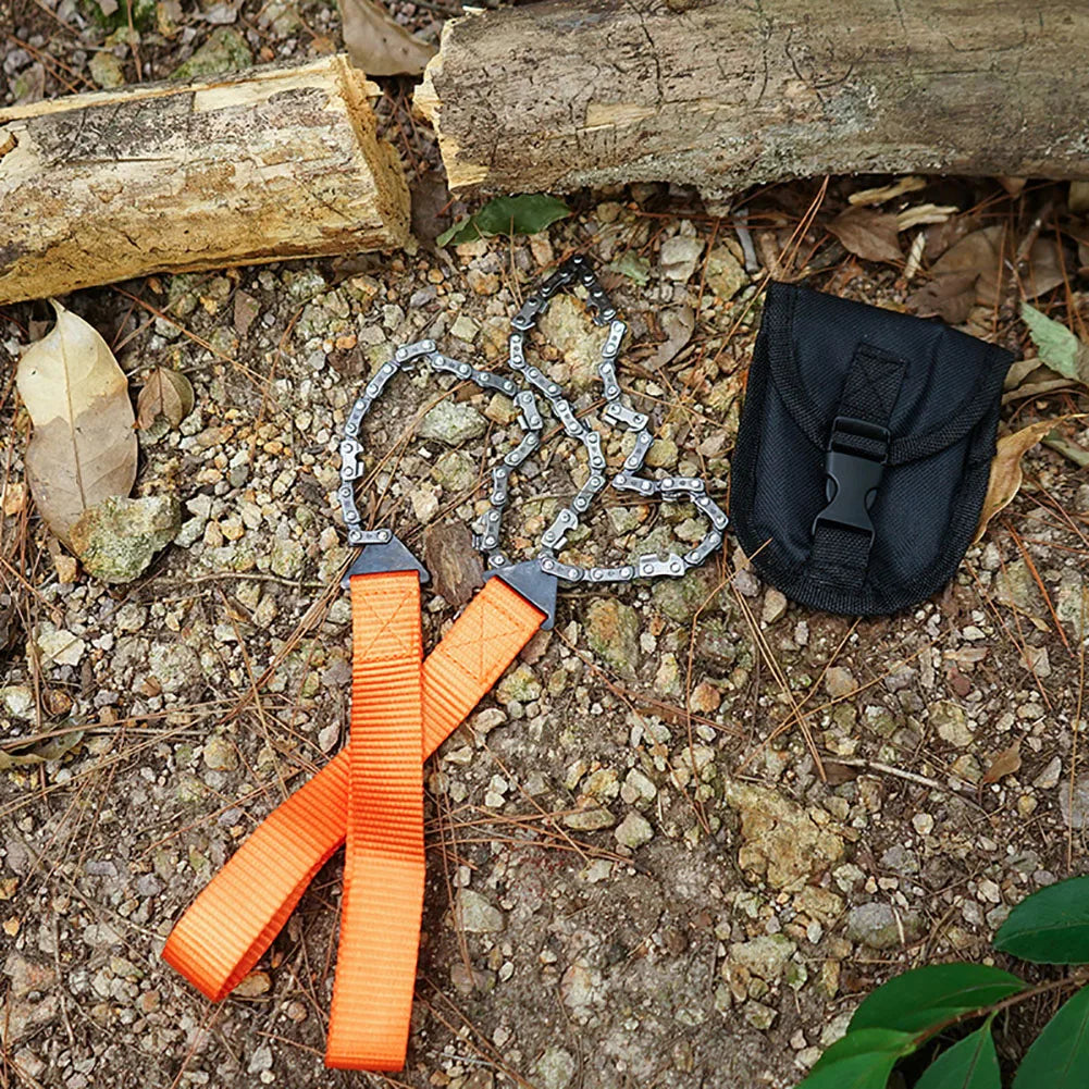Portable Hand-Drawn Wire Saw | Outdoor Survival Chain Saw Tool additional angle