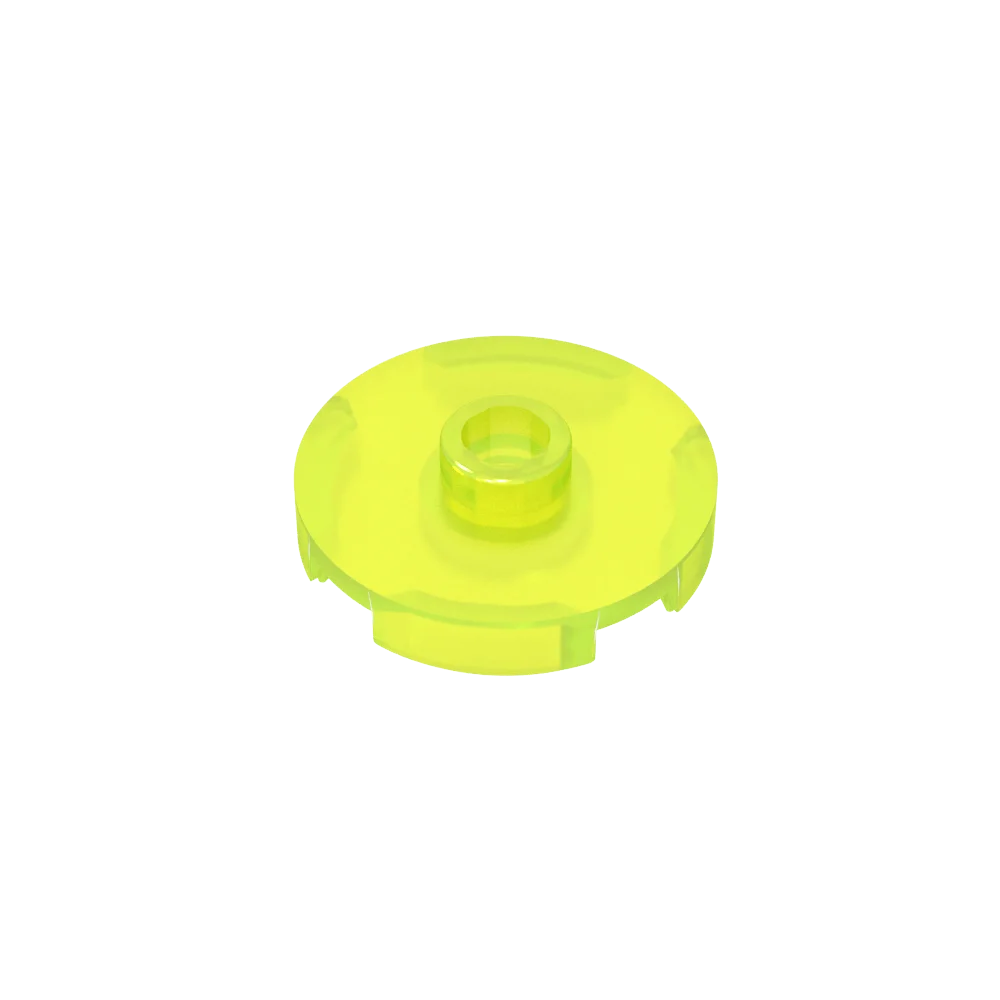 Gobricks GDS-1041 Tile Round 2x2 with Open Stud | Compatible Building Block for DIY E alternate view