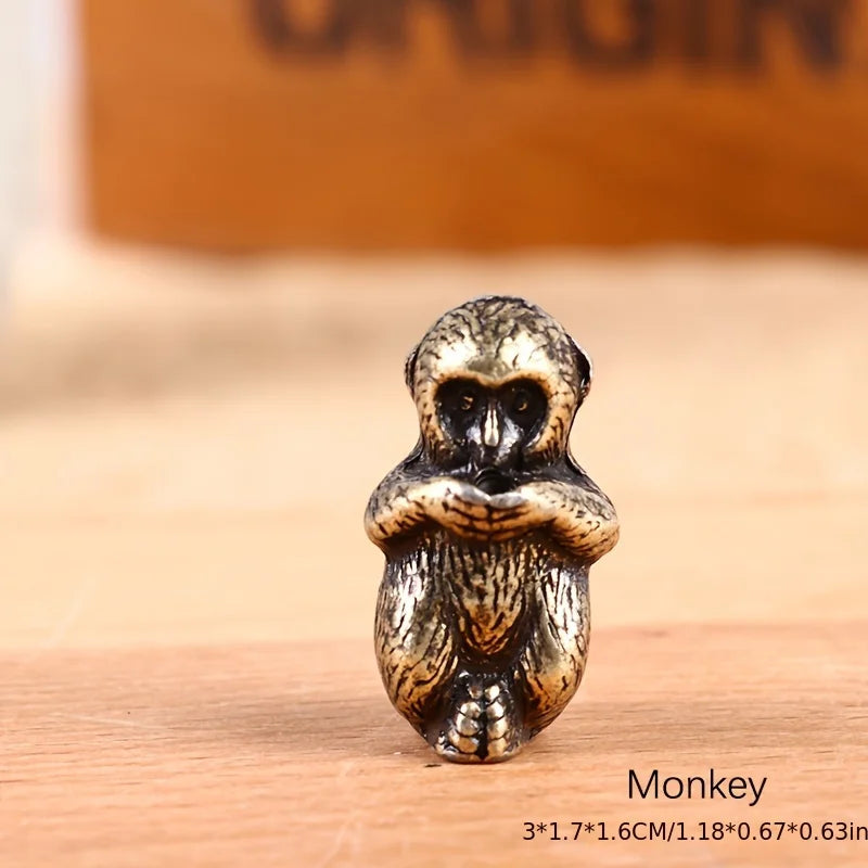 Mini Metal Incense Stick Holder | Chinese Zodiac Animal Incense Burner detail view
