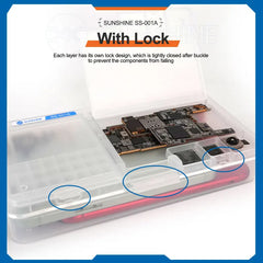 Sunshine Storage Box SS-001A | Multi-Function Organizer for IC Motherboard Parts and alternate view