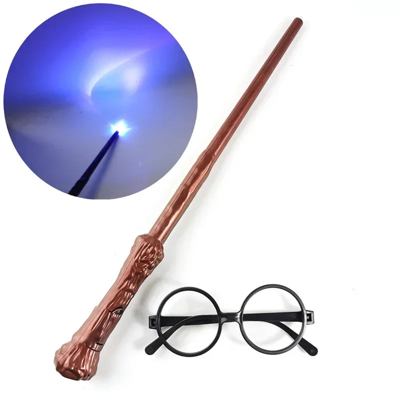 Glowing Magic Wand with Lights & Spell Sounds - Vibration Feedback Role-Play Cosplay lifestyle view