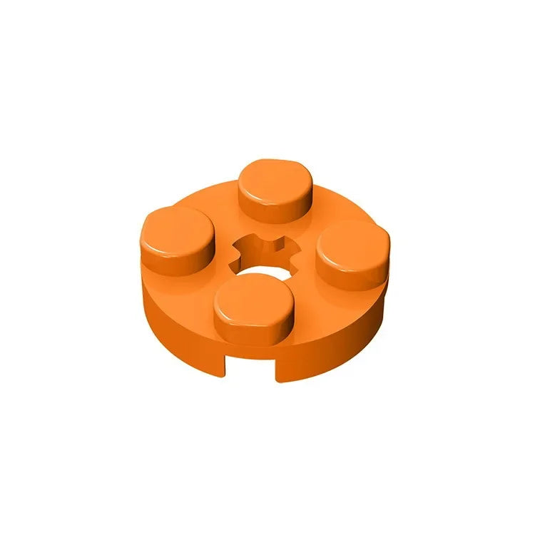 Gobricks GDS-609 PLATE 2X2 ROUND | Compatible Building Blocks for DIY Educational M additional angle
