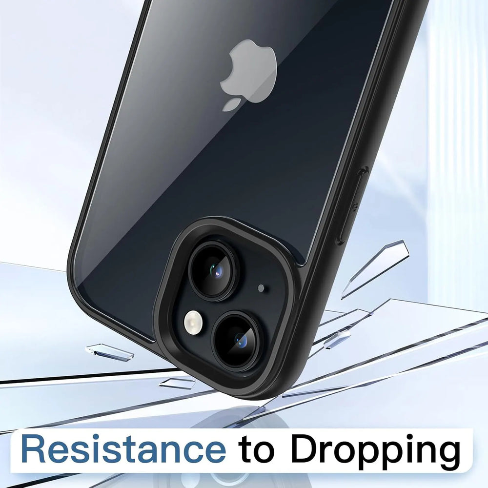 Colour Back Transparent Shockproof Phone Case for iPhone 16 15 14 13 12 11 Pro Max 7 alternate view