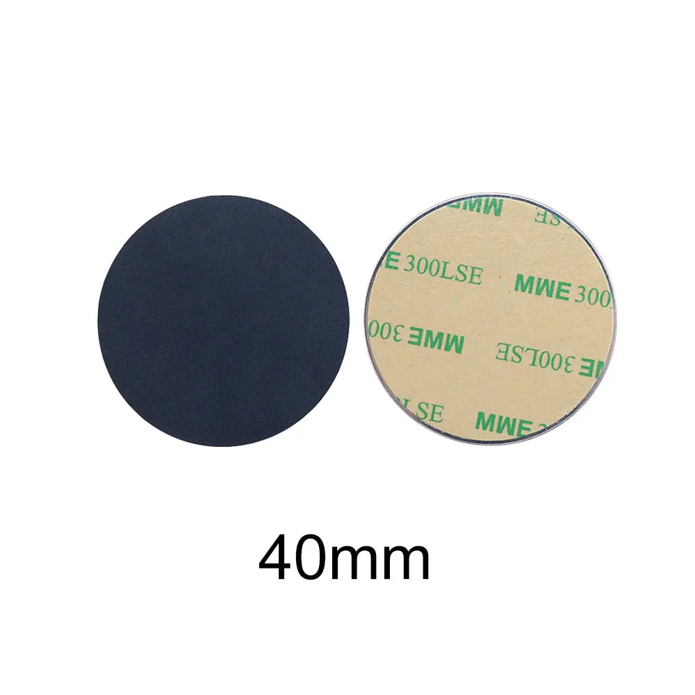 Black Magnetic Iron Metal Plate For Car Phone Holder 10 Pcs lifestyle view