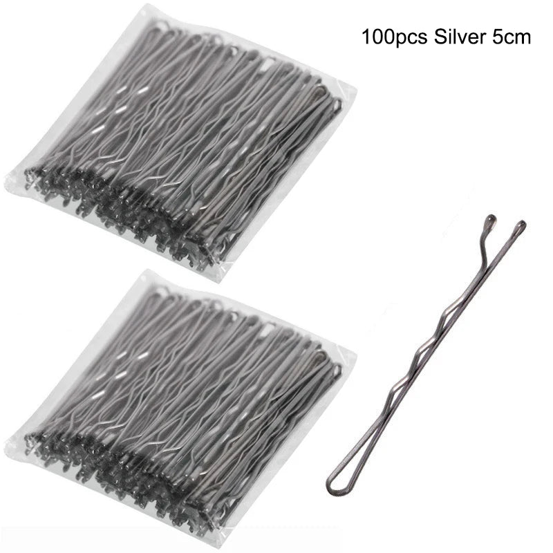 50/100/150PC Black Hairpins For Women Hair Clip Lady Bobby Pins Invisible Wave Hairgr alternate view