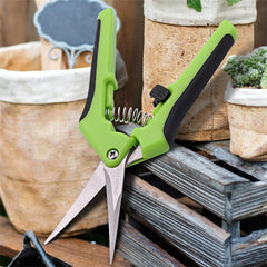 6.5 Inch Gardening Scissors Hand Pruner | Pruning Shears with Stainless Steel Blades detail view