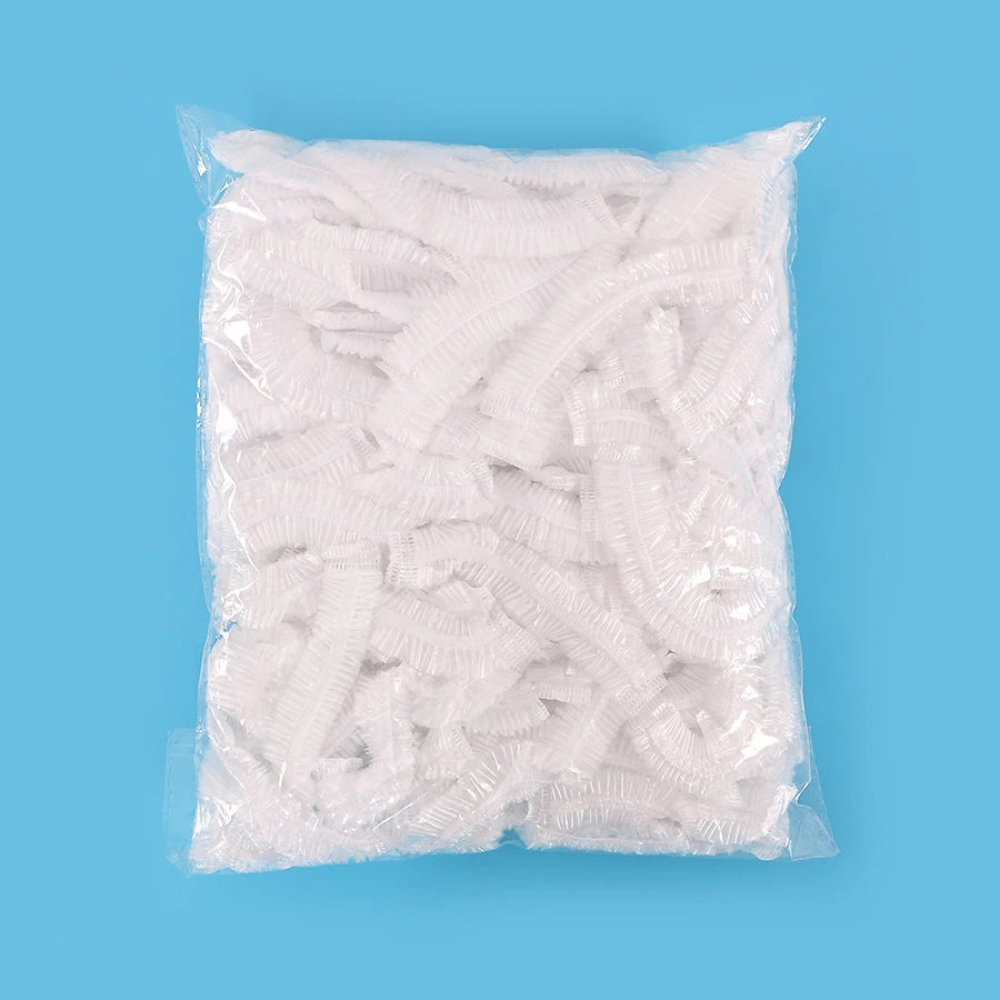 100Pcs Elastic Food Cover Plastic Wrap, Kitchen Storage Accessories Plate Bowl Covers alternate view