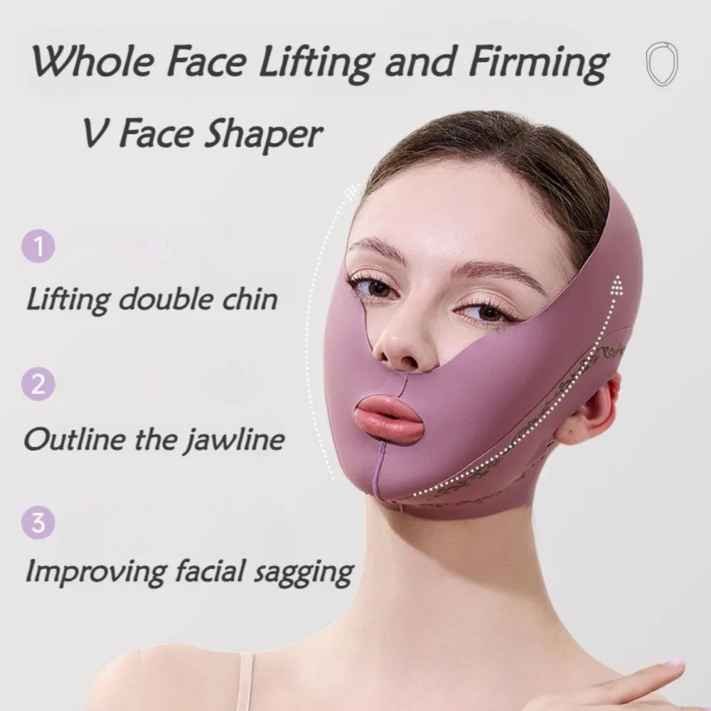 Upgraded Face Slimming Bandage | V Line Face Shaper and Chin Cheek Lifting Belt detail view