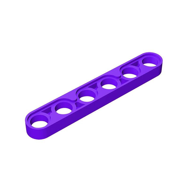 Gobricks GDS-694 Technical Liftarm Thin 1 x 6 | Compatible Building Block Piece alternate view