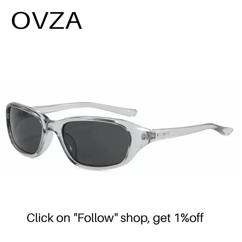 OVZA Rectangle Sunglasses for Women | UV400 Retro Fashion Shades alternate view