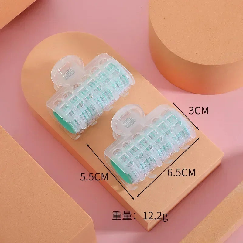 3pcs/pack Air Bangs Curling Roller Hair Rollers Bang Roll Curler Plastic Self-adhesiv alternate view