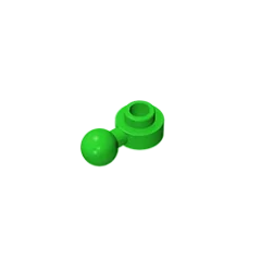 Gobricks GDS-1500 Hinged Plate 1x1 with Ball Head | Compatible Building Brick lifestyle view