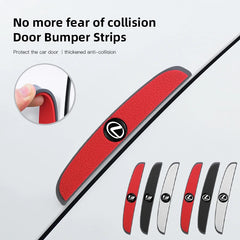 4Pcs Silicone Car Door Edge Protector Strips | Anti-Collision Pad for Lexus Models