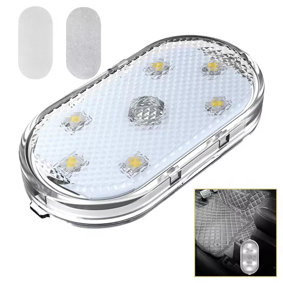 USB Charging LED Touch Light | Mini Wireless Car Interior Lamp for Trunk and Roof alternate view