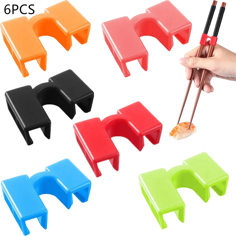 Reusable Training Chopsticks Helpers 6 PCS Adult Beginner Trainer detail view