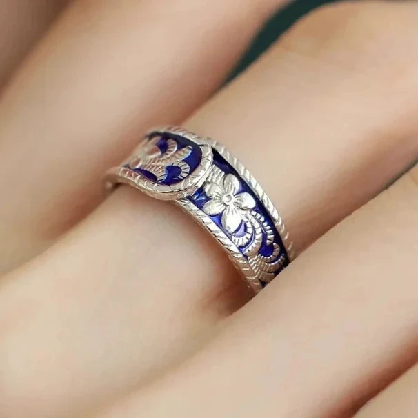 Sam Panda 925 Sterling Silver Rings For Women Men Fine Jewelry Finger Adjustable Op additional angle