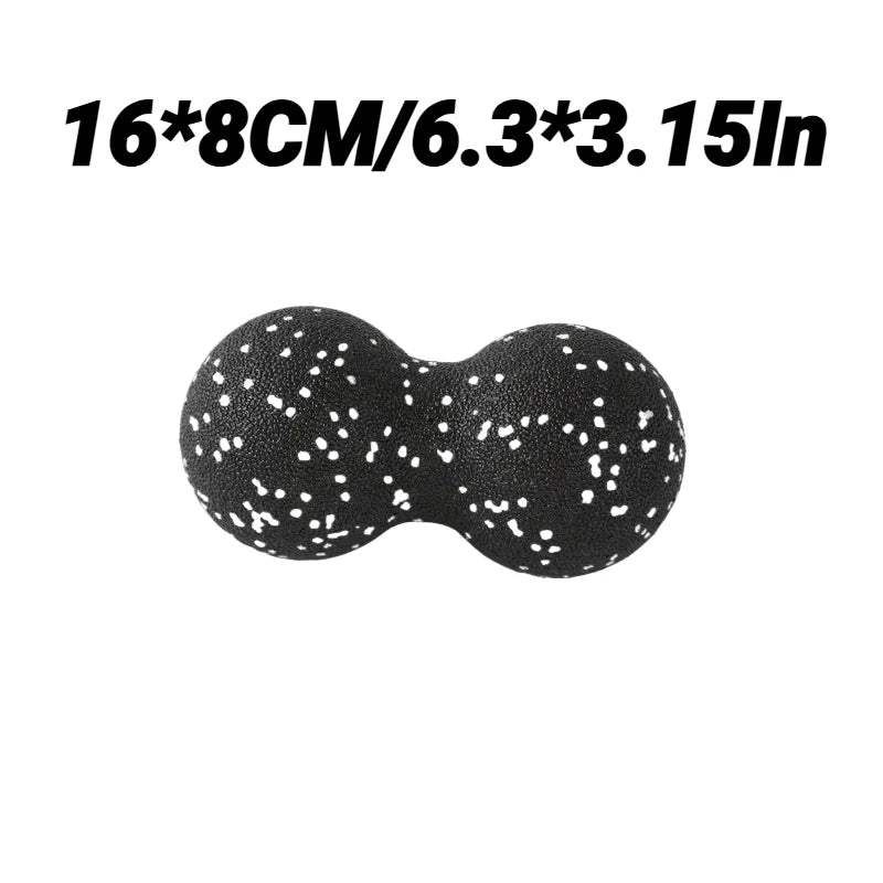 Yoga Peanut Massage Ball Set | Muscle Relaxation & Fascia Release Kit additional angle