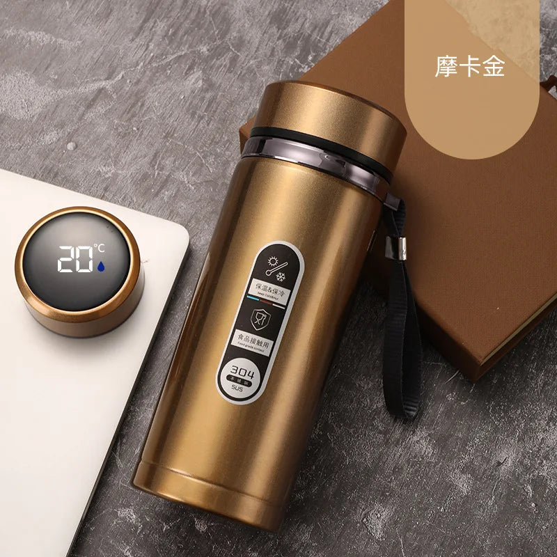 Steel Vacuum Insulated Water Tumbler 800/1000ml Double Wall Leak-proof Travel Mug Wat lifestyle view