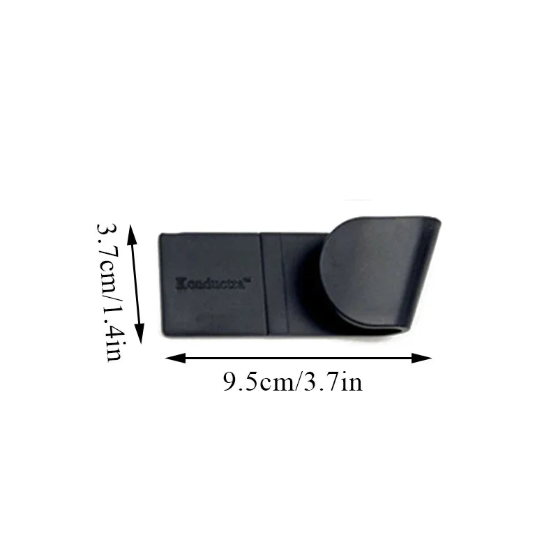 6pcs/Set Pot Lid Holder Wall-Mounted Hanging Holder for Pan Pot Cover Rack Plastic additional angle