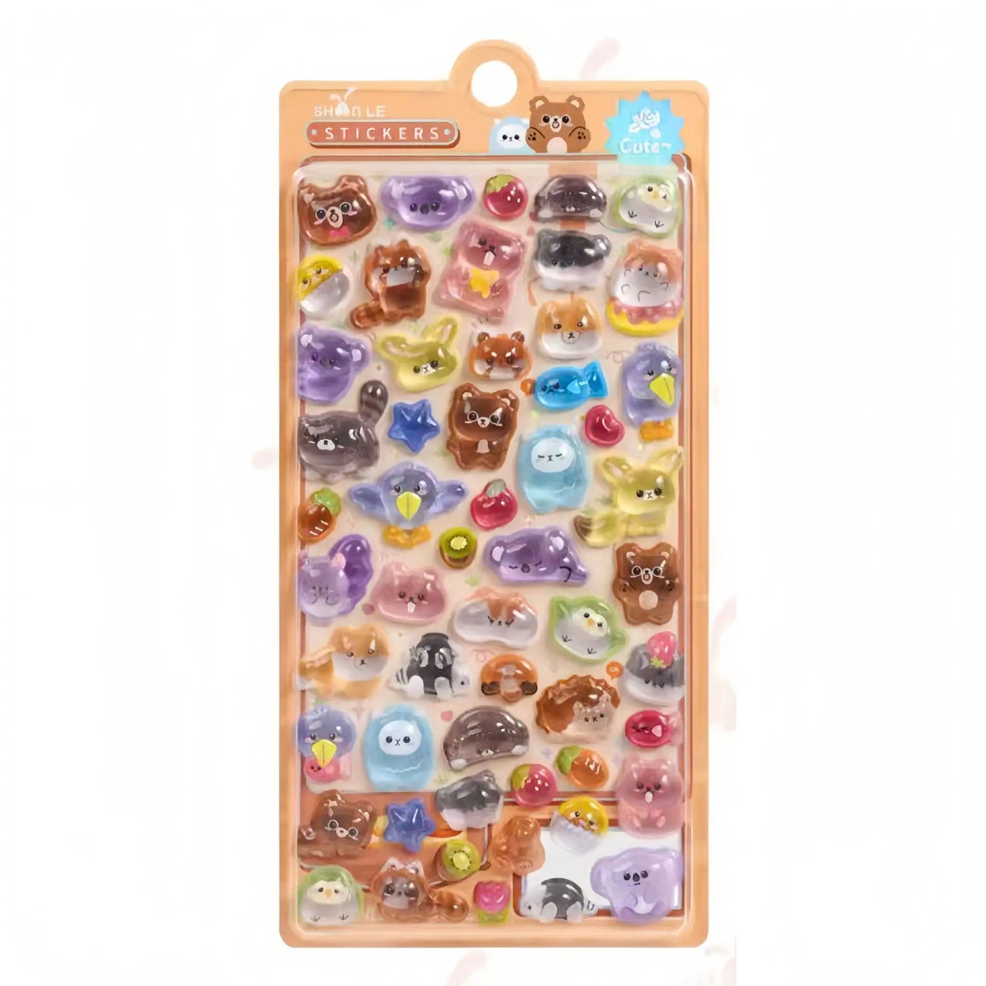 3D Food Stamping Seal Sticker | Japanese Anime Decorative Craft Stickers for Kids detail view