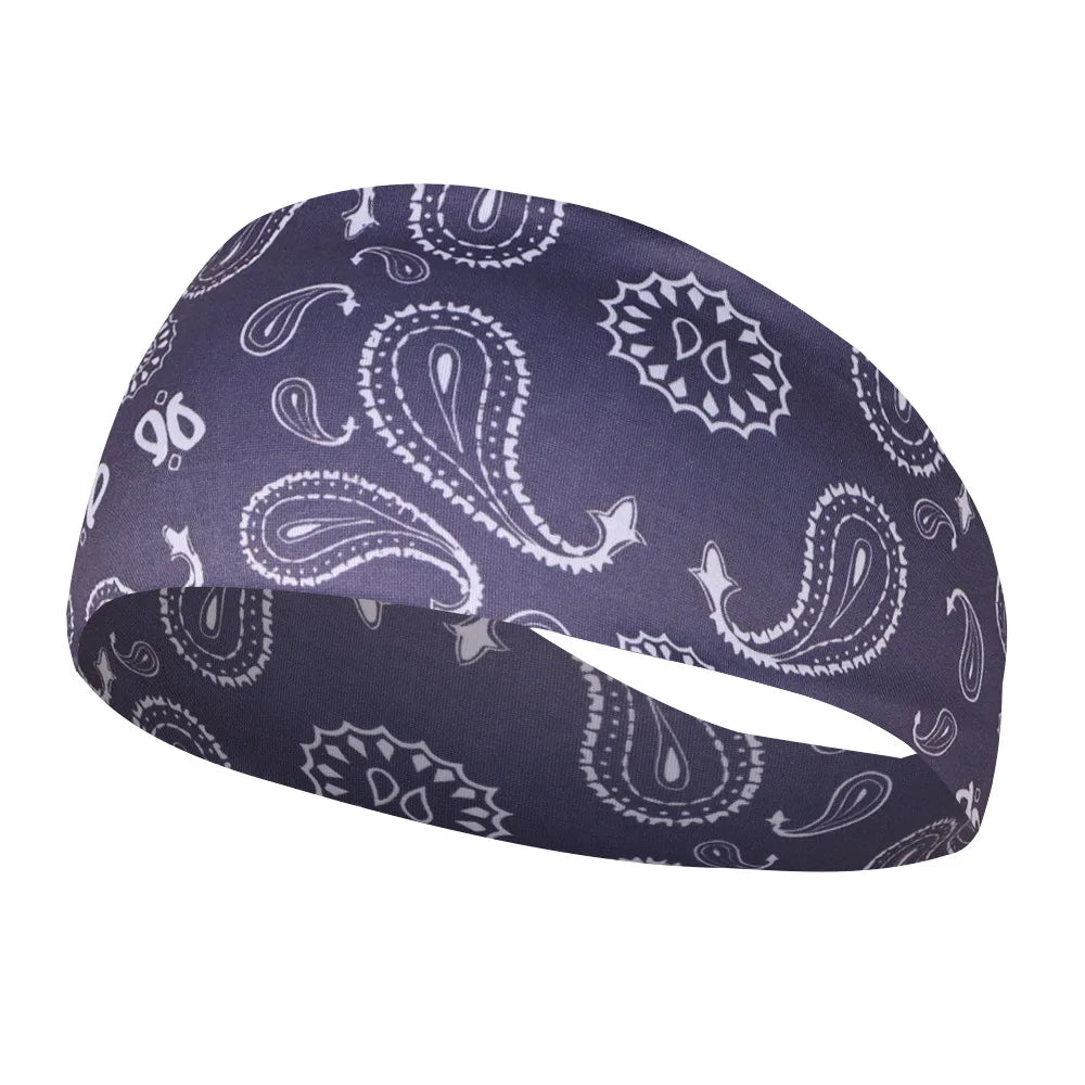 Sports Hair Bands Elastic Yoga Hairbands Absorbing Sweat Headband Women Men Running Fitn detail view