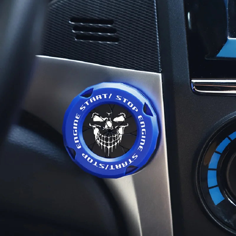 Car Engine start Button Cover Car Interior Decor Engine Ignition Start Switch Protect alternate view