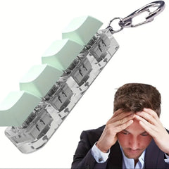 Portable Keyboard Switch Tester | 4 Mechanical Switches with Carabiner Fidget Toy alternate view