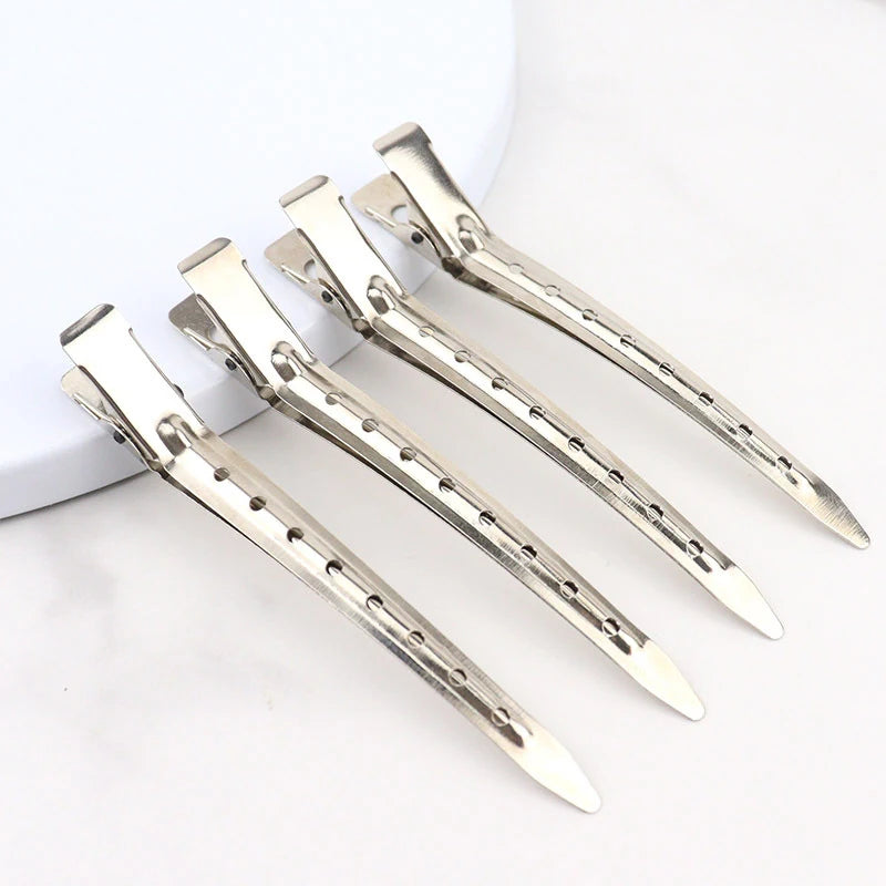 Metal Duckbill Crocodile Hair Clips for Styling and Sectioning