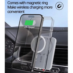 100W Magnetic Wireless Car Charger Air Vent Phone Holder - Onlytenbucks.com