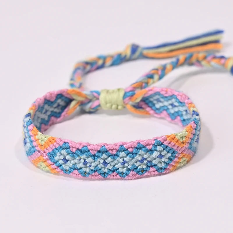 Rope Weave Bohemia Friendship Bracelet | Handmade Summer Beach Jewelry for Women lifestyle view