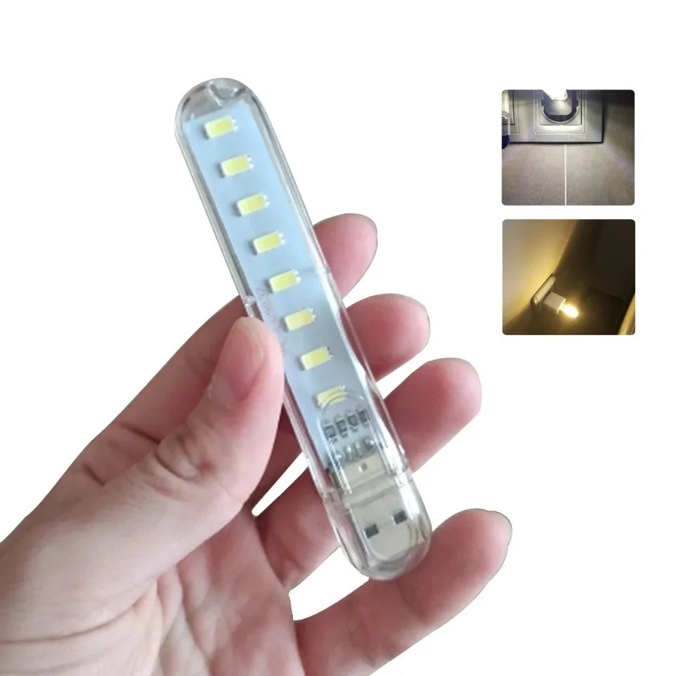 Mini USB LED Book Light | RGB Ultra Bright Reading Lamp with 3 Brightness Levels alternate view