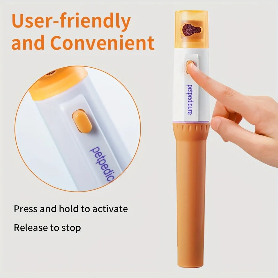 Electric Pet Nail Grinder Cat Claw Scissors Dog Nail Clippers Nail Trimmer Dog Supp additional angle